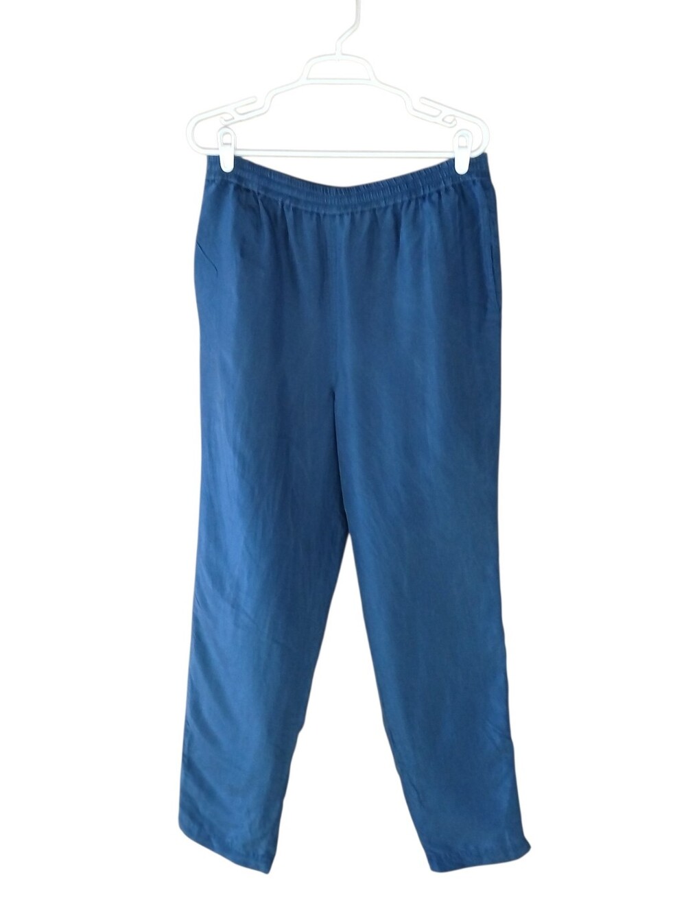 Mureli Navy Washable Silk Jogger Pants Size Small